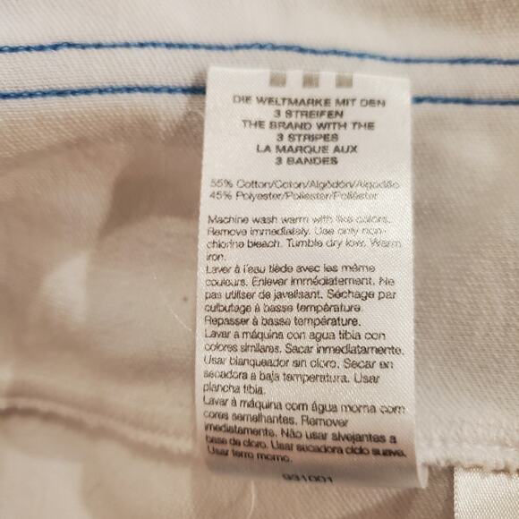 Vtg Y2K Adidas Womens 3 Stripe Zip Track Jacket Size L Pockets 2005 Active Sport - Picture 13 of 15